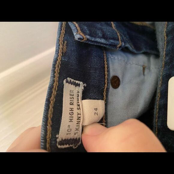 Madewell 10" High Riser Skinny Skinny Jeans Women's Size 24 - Picture 6 of 10